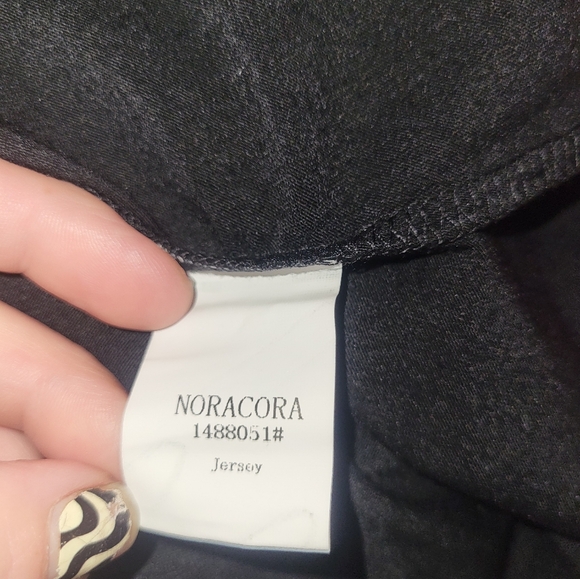 NWT Noracora black v-neck tank dress - Picture 7 of 7